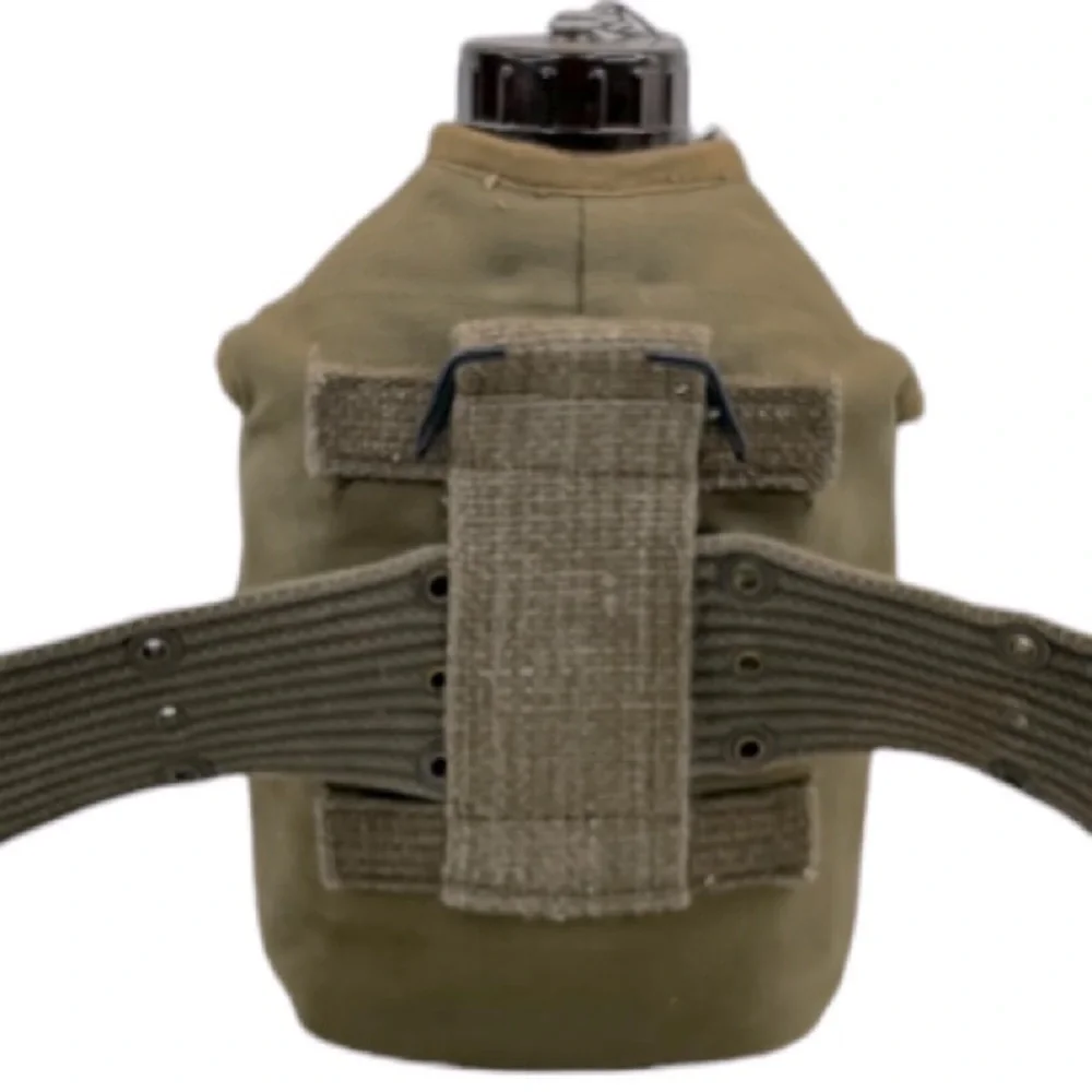 Vintage U.S. Military Henri Brun Clermont-FD Canteen and Gear Belt